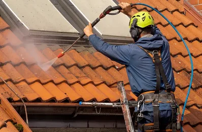 Démoussage et hydrofuge de toiture à Trémery